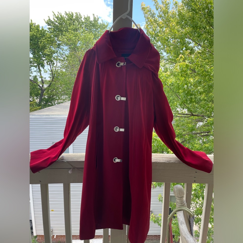 London Fog Red Rain Jacket